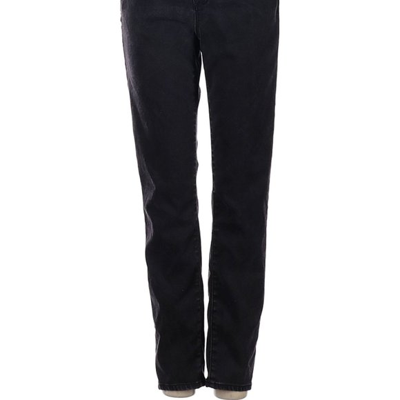 J Brand Jeans Paisley Design Blk Gray Straight Leg Low Rise Sz 27 #471 - Picture 2 of 4